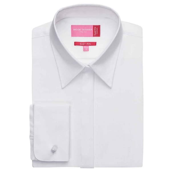 Brook Taverner Womens/Ladies Villeta Herringbone Long-Sleeved Shirt