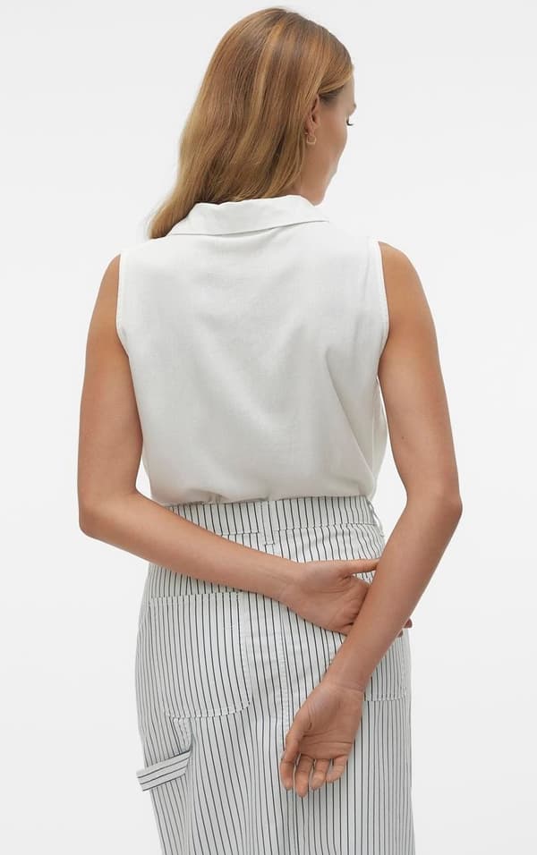 Vero Moda - vmMymilo SL V-neck Shirt
