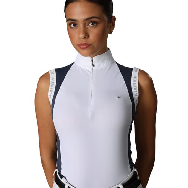 Aubrion Womens/Ladies Newbel Contrast Panel Sleeveless Show Shirt