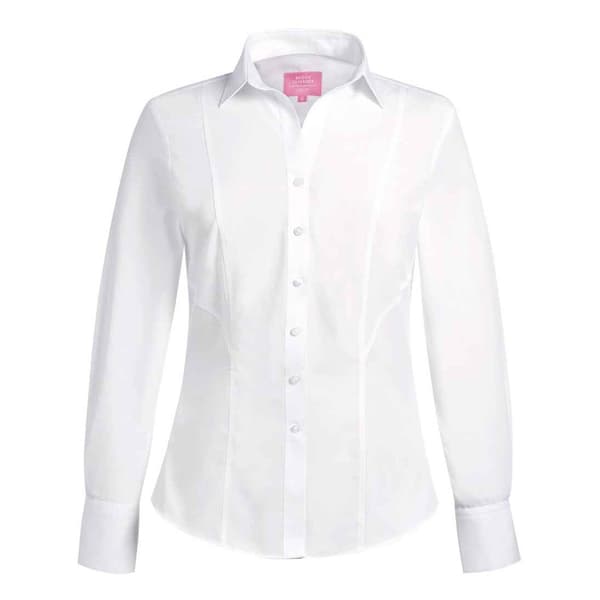 Brook Taverner Womens/Ladies Palena Poplin Long-Sleeved Formal Shirt