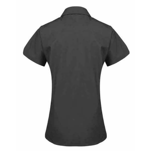 Premier Womens/Ladies Supreme Poplin Short-Sleeved Shirt