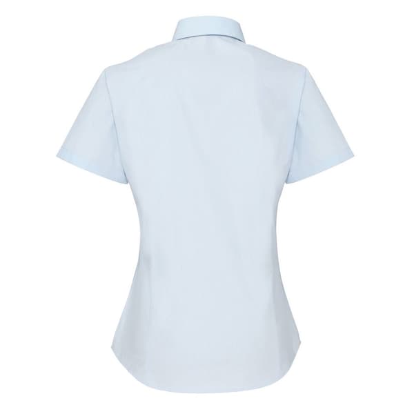 Premier Womens/Ladies Supreme Poplin Short-Sleeved Shirt
