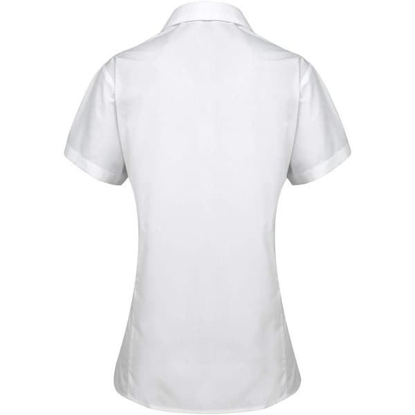 Premier Womens/Ladies Supreme Poplin Short-Sleeved Shirt