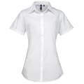 Miniatyrbilde 1 av 2: Premier Womens/Ladies Supreme Poplin Short-Sleeved Shirt