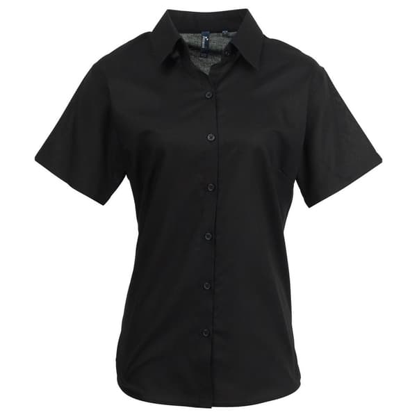 Premier Kortärmad skjorta Signature Oxford, dam/dam