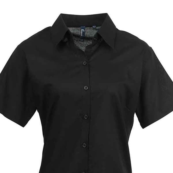 Premier Kortärmad skjorta Signature Oxford, dam/dam
