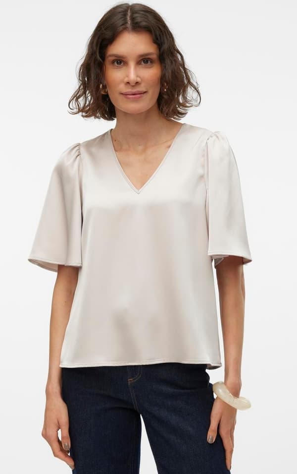 Vero Moda - vmLovie 2/4 V-neck Top