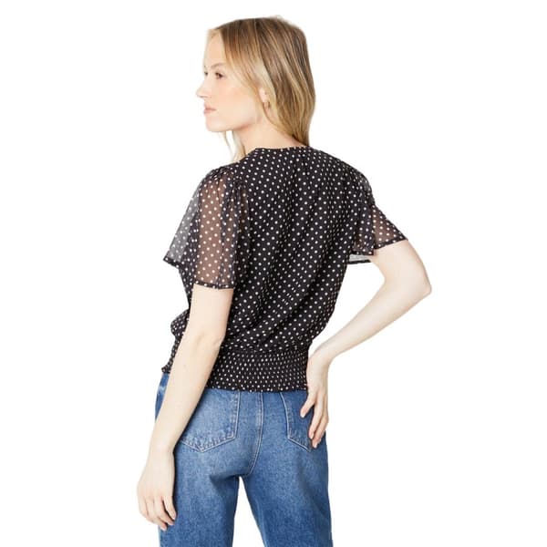 Dorothy Perkins Womens/Ladies Polka Dot Chiffon Shirred Hem Blouse