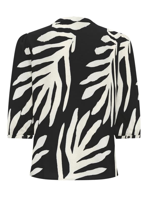 Only - onlNova Lux 3/4 Sana Top Upscale Palm Print