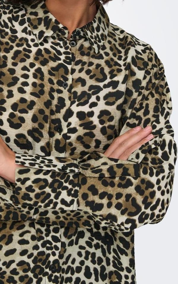 Jacqueline - jdyBarbara LS Long Shirt Leo Print