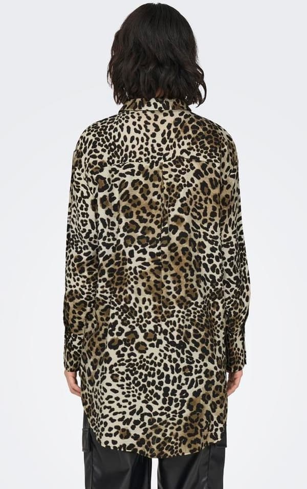 Jacqueline - jdyBarbara LS Long Shirt Leo Print