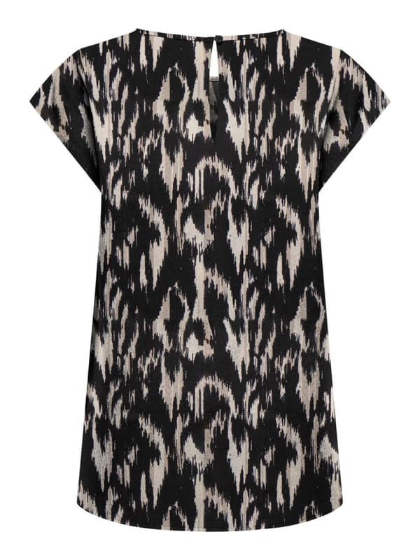 Only - onlNova Elite SS Top AOP Rough Animal Print