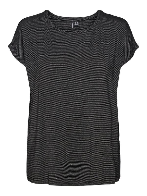 Vero Moda - vmLava Glitter SS Top Stripe