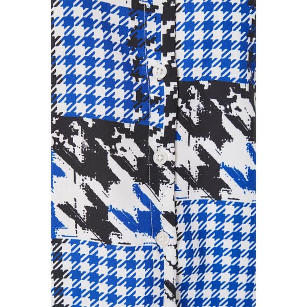 Principles Dam/Lady Dogtooth Petite skjorta med krage