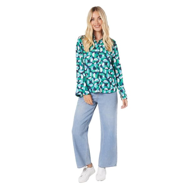 Principles Womens/Ladies Geometric Open Petite Shirt
