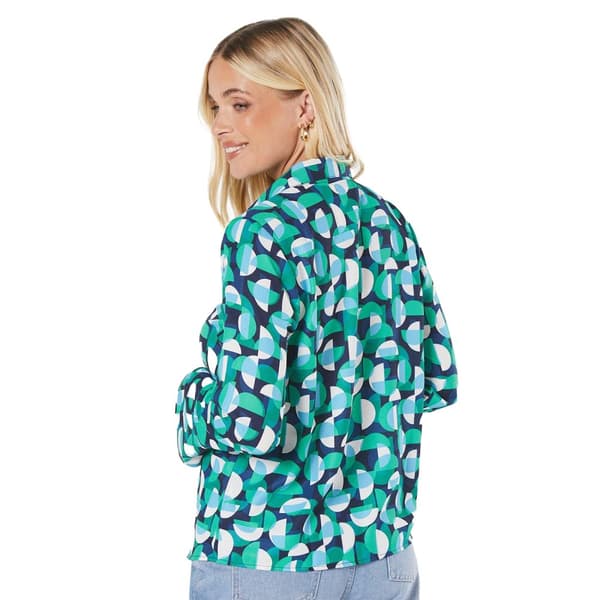 Principles Womens/Ladies Geometric Open Petite Shirt
