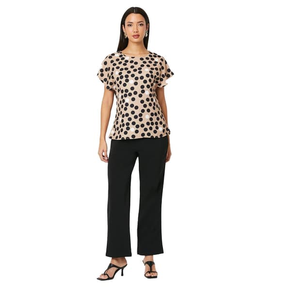 Principles Dam/Lady Spotted kortärmad topp