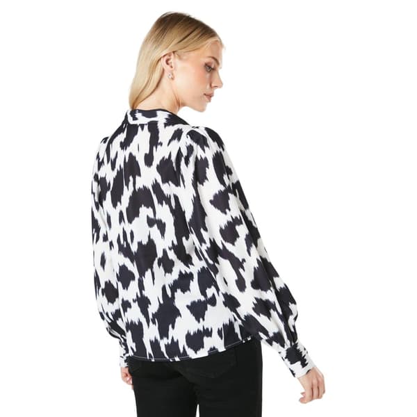 Principles Womens/Ladies Dalmatian Print Pussybow Blouse