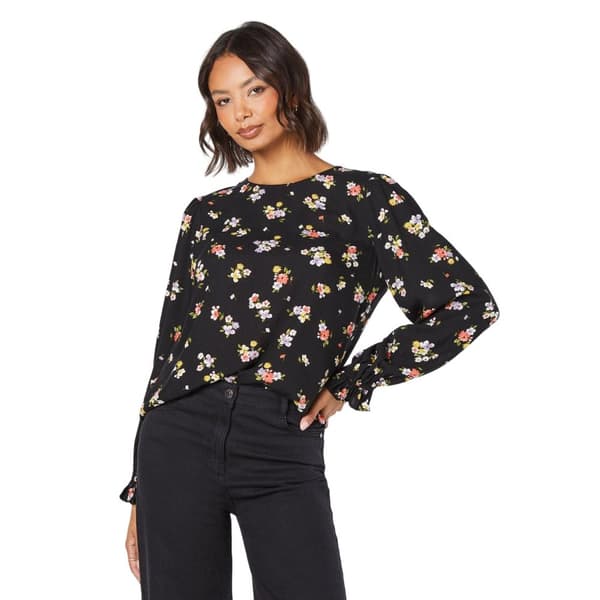 Dorothy Perkins Ditsy Floral långärmad blus för dam och dam