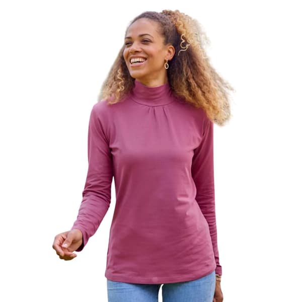 Atlas for Women Womens/Ladies Turtle Neck Top (Pack of 2)
