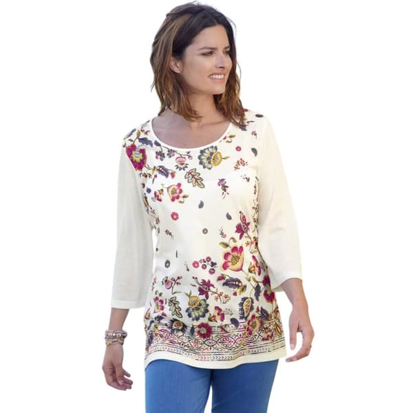 Atlas for Women Kvinnor/Damer blommig topp