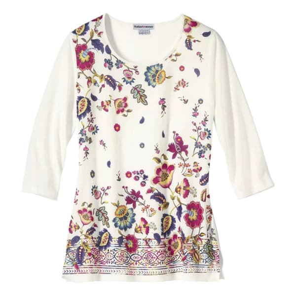 Atlas for Women Kvinnor/Damer blommig topp