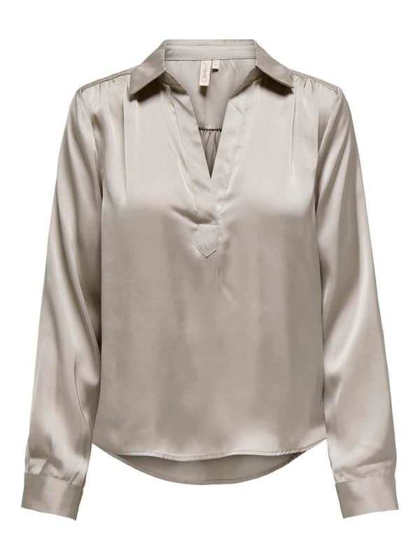 Only - onlZora LS V-neck Collar Top