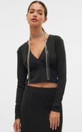 Miniatyrbild 1 av 4: Vero Moda - vmKanva LS Glitter Short V-neck Top