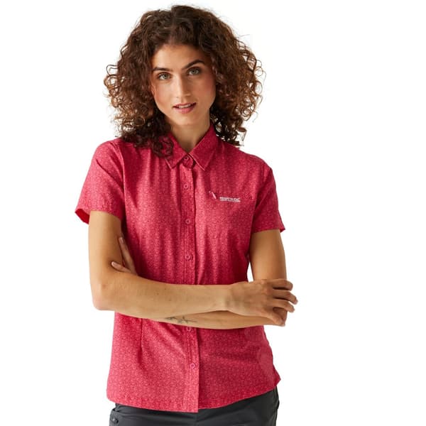 Regatta Womens/Ladies Floral Packaway Short-Sleeved Travel Shirt