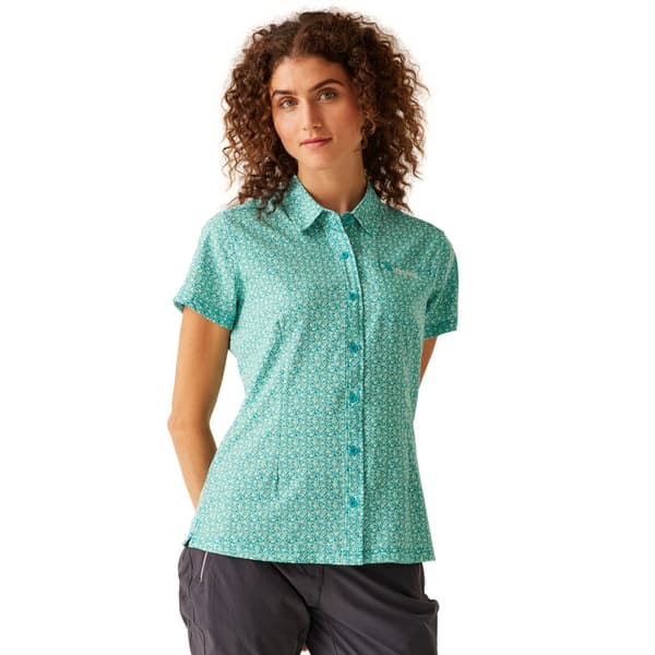 Regatta Womens/Ladies Floral Packaway Short-Sleeved Travel Shirt