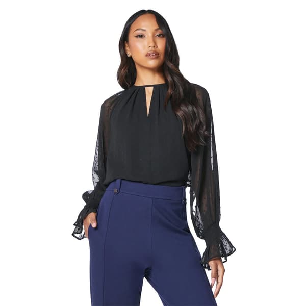 Principles Womens/Ladies Dobby Keyhole Top