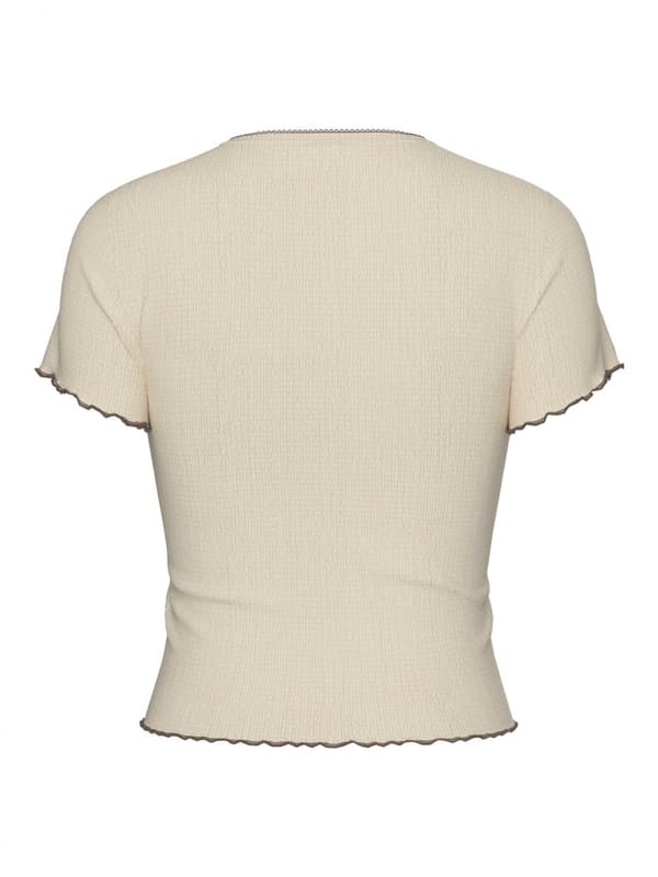 Pieces - pcFrancy SS New O-neck Top