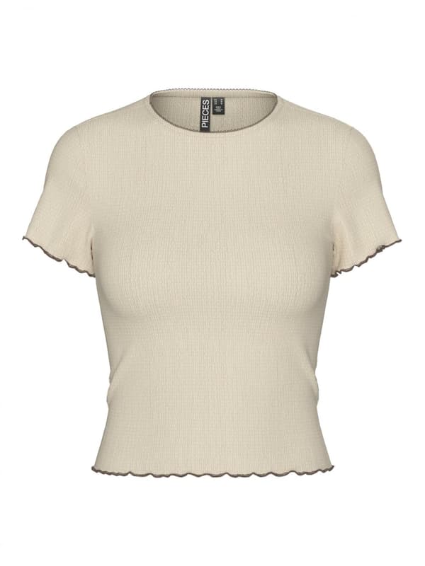 Pieces - pcFrancy SS New O-neck Top