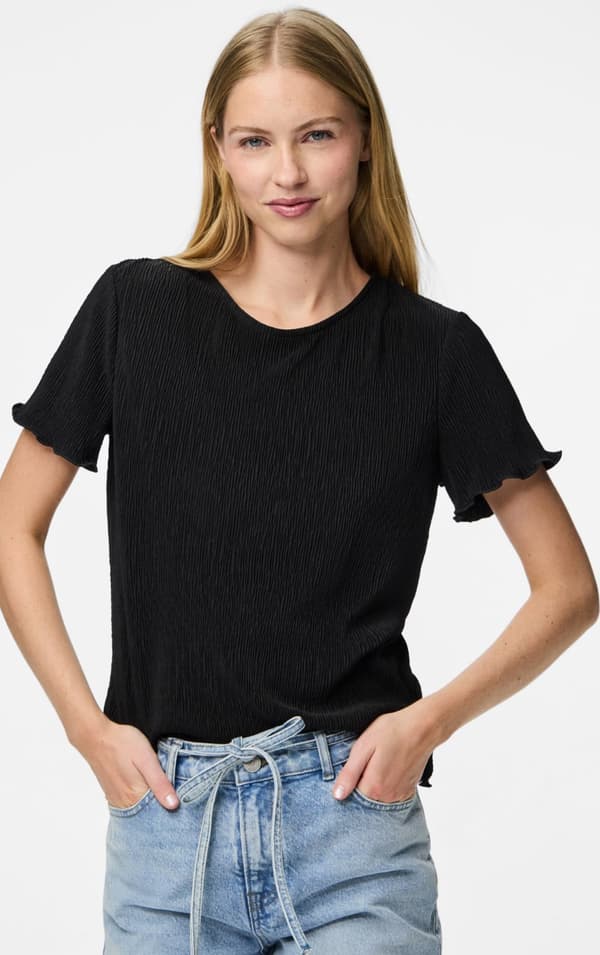 Pieces - pcFlora SS O-neck Top