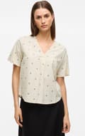 Miniatyrbild 1 av 4: Vila - Viprisilla Print V-neck SS Top