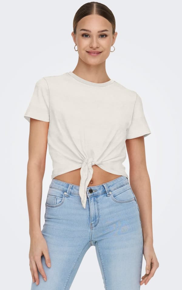 Only - onlMay SS Short Knot Top