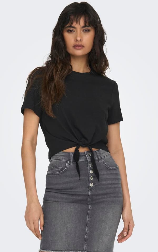 Only - onlMay SS Short Knot Top