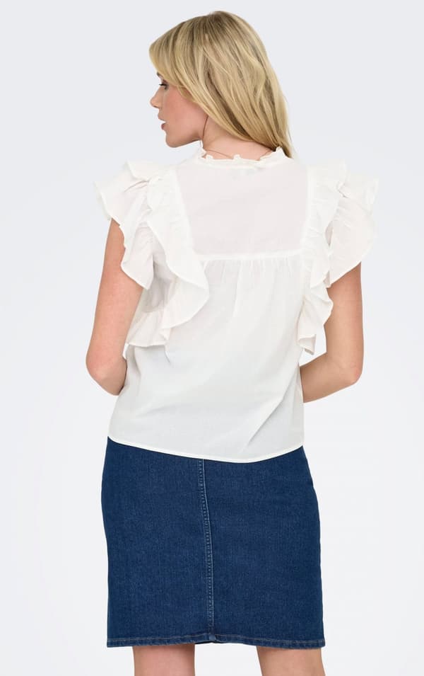 Only - onlSunny Capsl Frill Top