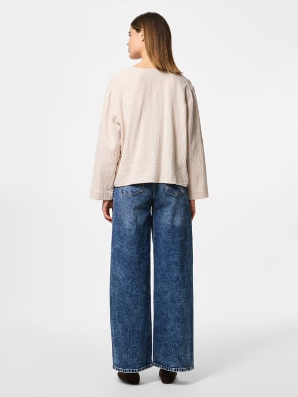 Pieces - pcSastina LS Binding Top