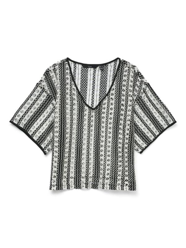 Vero Moda - vmOhio SS V-neck Oversize Top