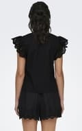 Miniatyrbild 2 av 4: Only - onlLou Emb SS Frill Top