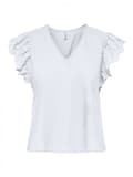 Miniatyrbild 1 av 4: Only - onlLou Emb SS Frill Top