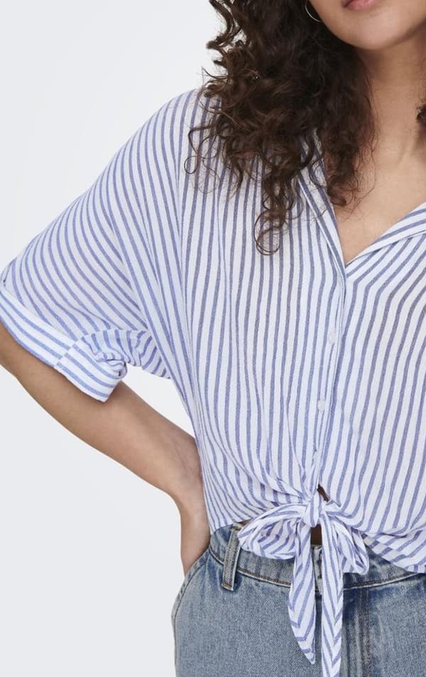 Only - onlPaula SS Tie Shirt