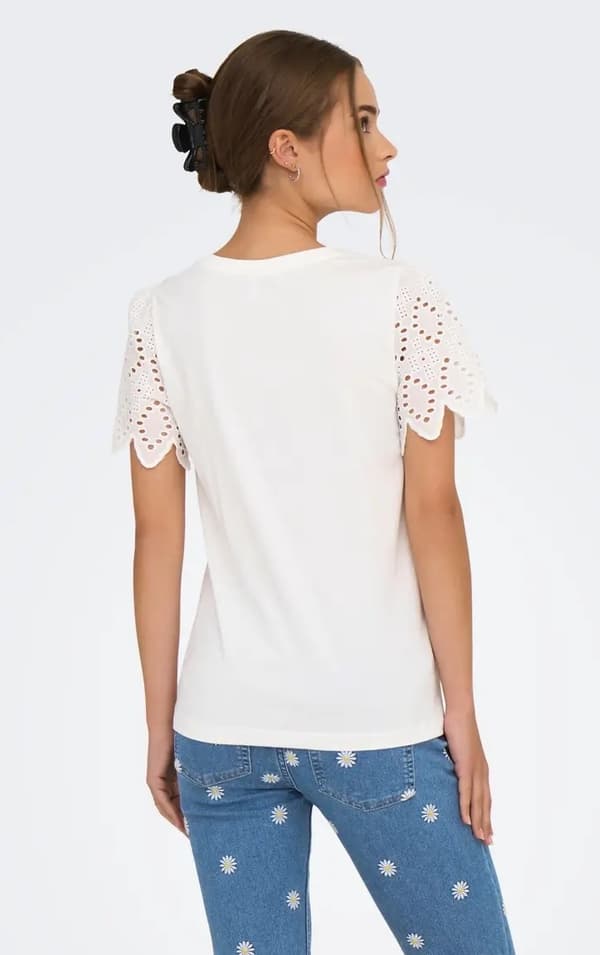 Only - onlEbba SS Lace Top