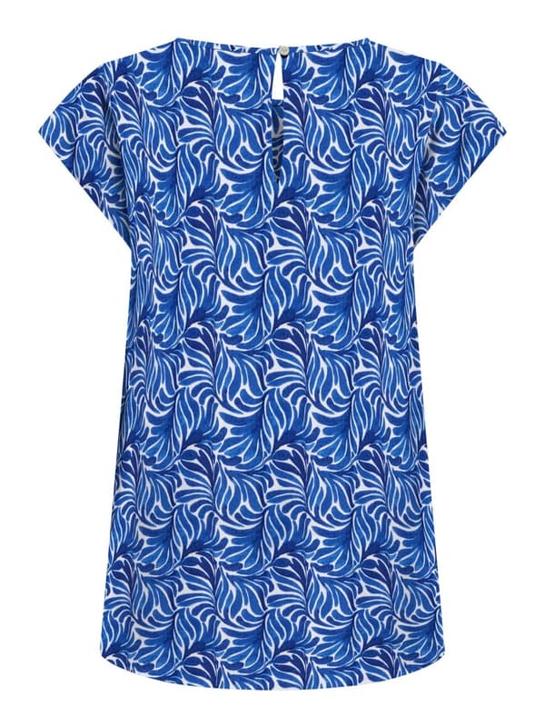 Only - onlNova Elite SS Top 645 Dreamy Leaves Print