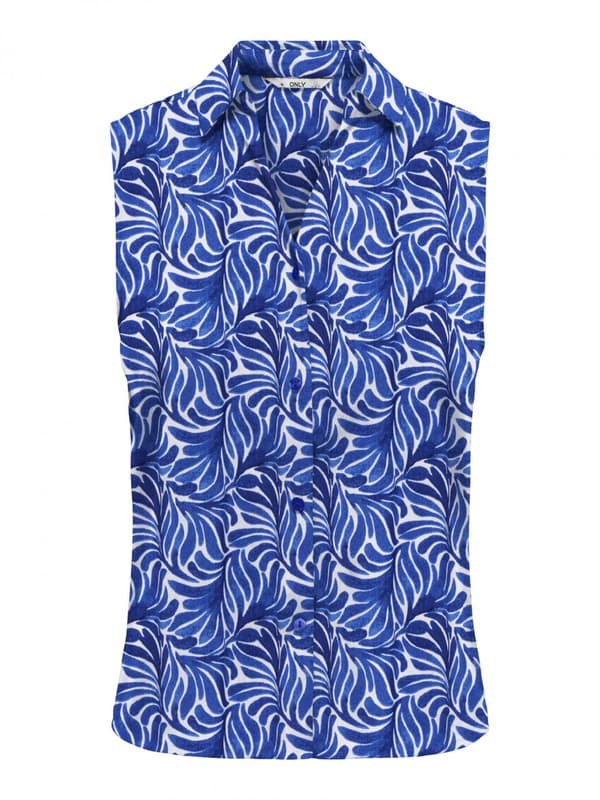 Only - onlNova Elite SL Shirt 645 Dreamy Leaves Print