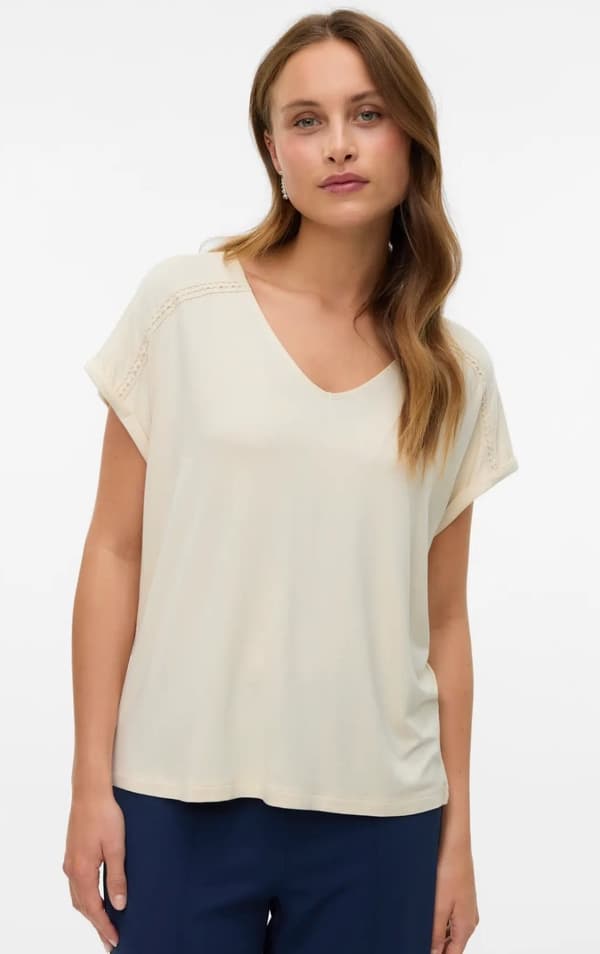 Vero Moda - vmVanessa SS V-neck Top