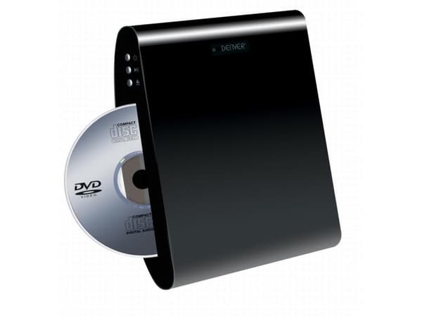 DENVER DWM-100USB - DVD-soitin - Exclusive - seinäkiinnitys - musta