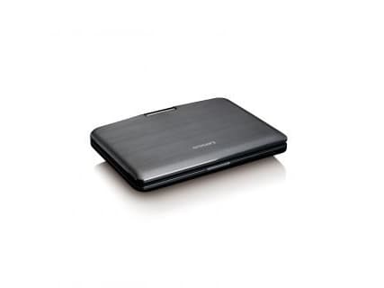Lenco DVP-1010, Bärbar DVD-spelare, Cabriolet, Svart, CD, DVD, NTSC, PAL, 25,4 cm (10")