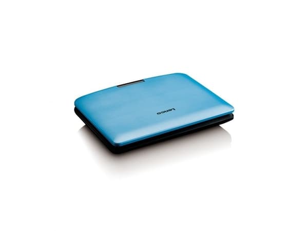 Lenco DVP-910BU, Bærbar DVD-spiller, Konvertibel, Sort, Blå, CD, DVD, 22,9 cm (9"), TFT